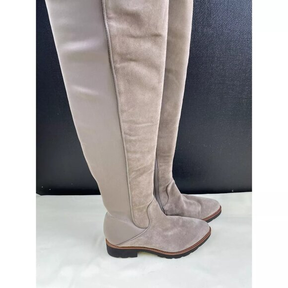 Franco Sarto Women's Leather Tan Over the Knee Boots Shoes SIze 5.5 SKU 5261 - Picture 4 of 6